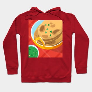 Fresh naan is served Hoodie